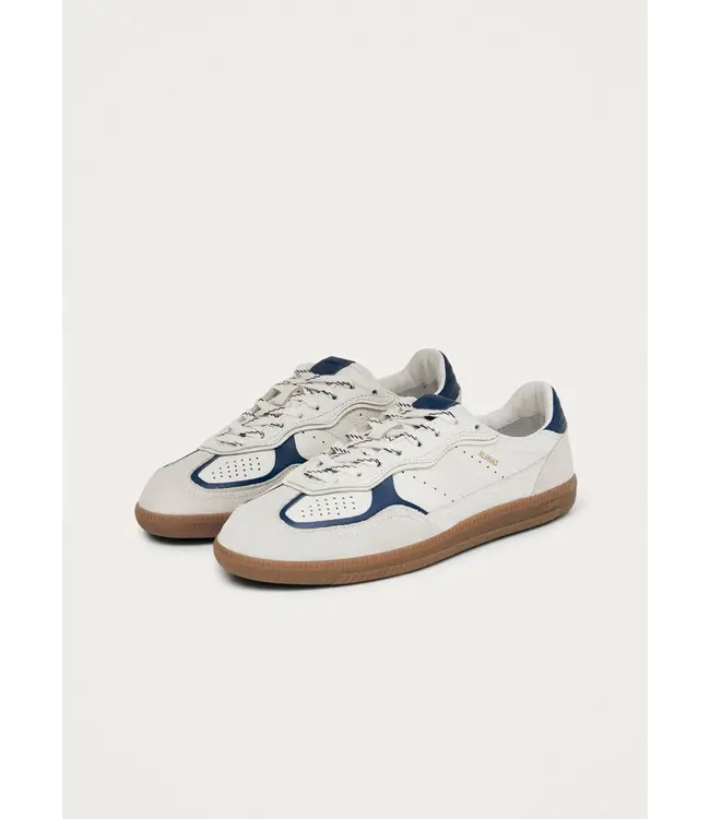 alohas Rife Grain White Leather Sneakers