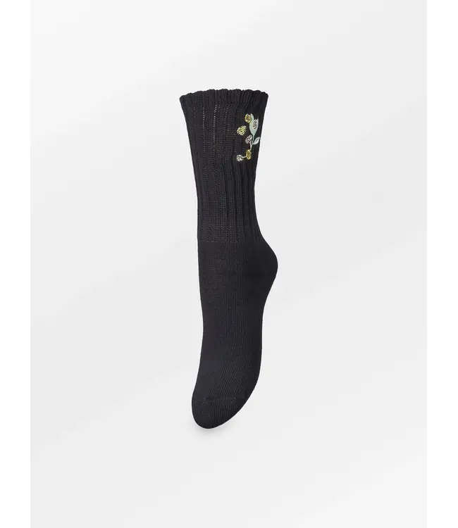 Beck Söndergard Rosy Cotta Sock Black
