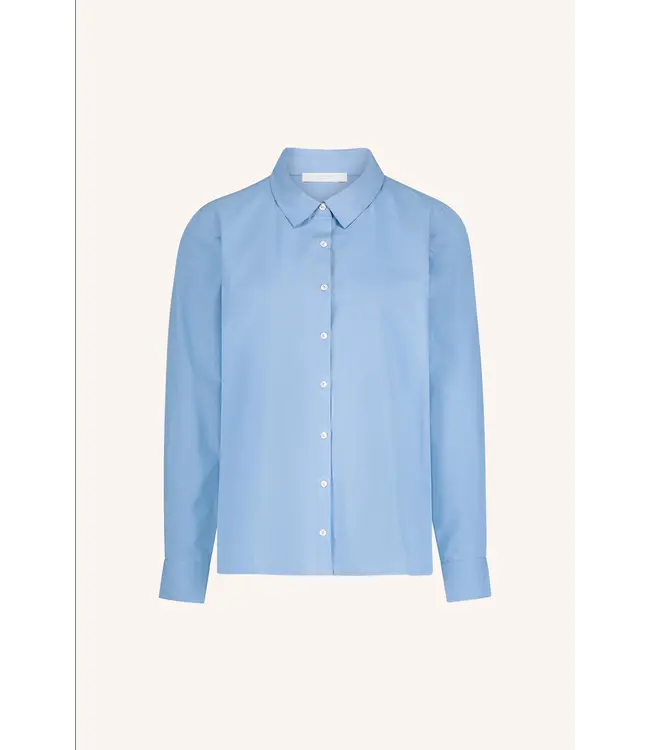 Joly Poplin Blouse Blue