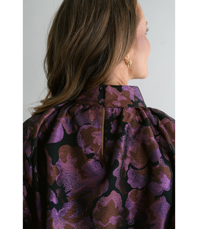 Mabel Blouse Party Fuchsia