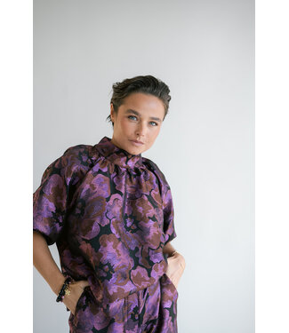 Mabel Blouse Party Fuchsia