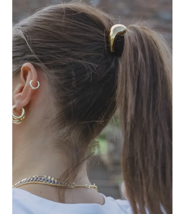 Dome Haarelastiek Gold