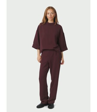 Arlo Crepe Jumpsuit Burgundy