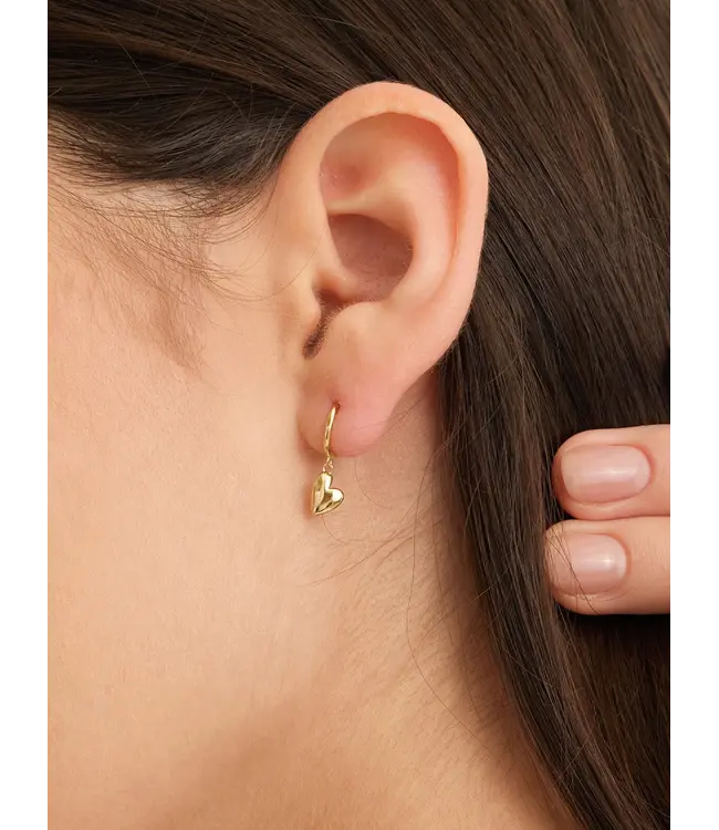 Les Soeurs Jeanne Heart Earring