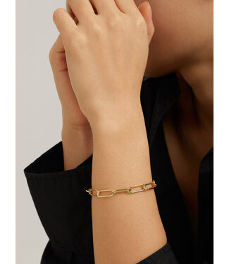 Les Soeurs Mara Big Chain Bracelet Gold