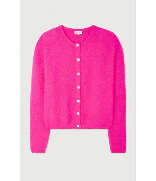 American Vintage Vitow Gilet Rose Fluo Chine