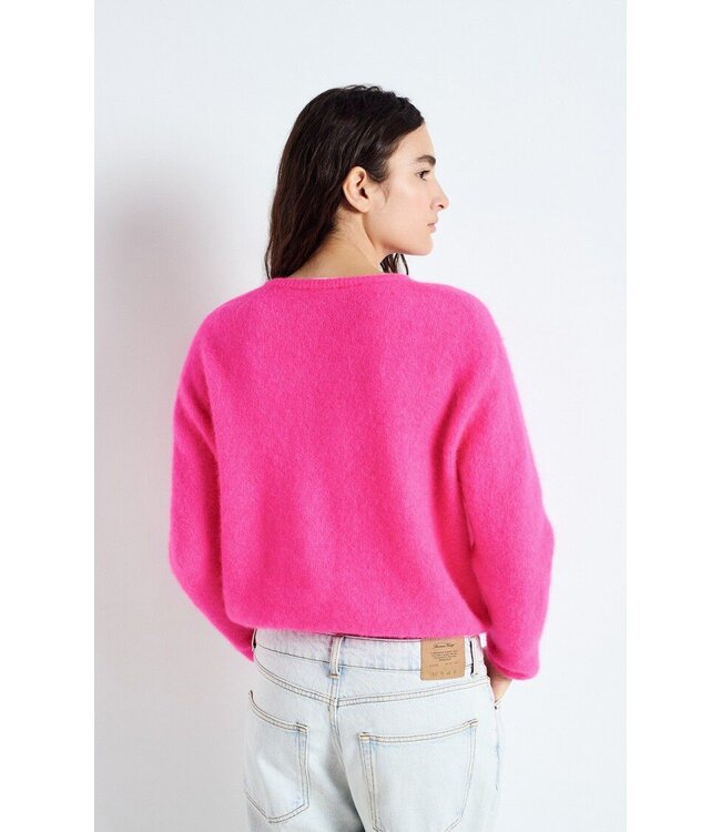 American Vintage Vitow Gilet Rose Fluo Chine