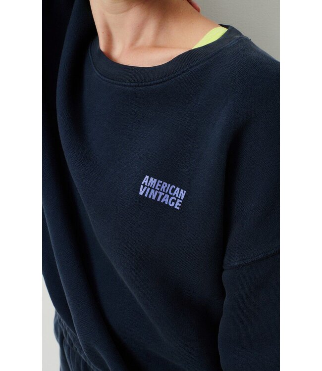 American Vintage Izubird Sweater Marine