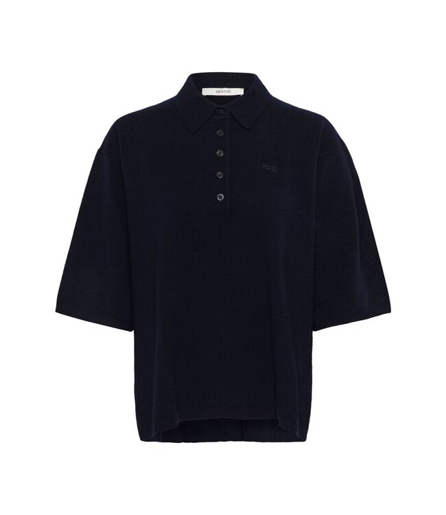 Gestuz Manzi Polo Pullover Sky Captain