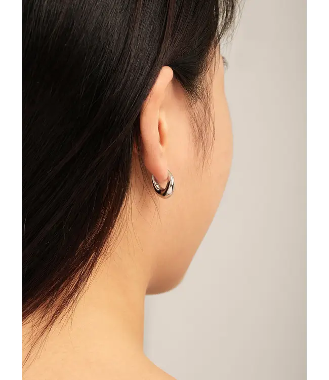 Joanne Flowy Earring Silver