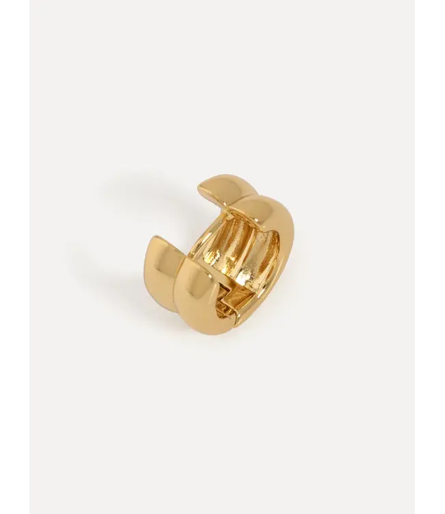 Ferdi Double Huggies Earring Gold