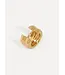 Ferdi Double Huggies Earring Gold