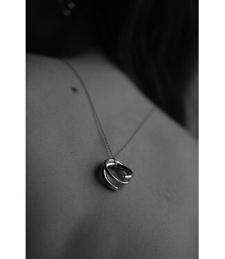 Cutted Necklace Silver