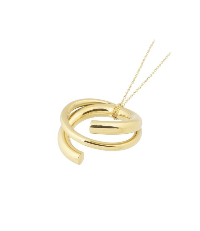 Cutted Necklace Gold