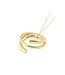 Cutted Necklace Gold