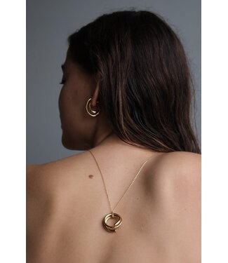 Cutted Necklace Gold