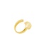 Bandhu Liquefy ring Gold Plated