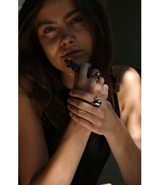 Bandhu Liquefy ring Silver