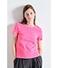 American Vintage Sonoma T-shirt Col Rond Pink Fluo