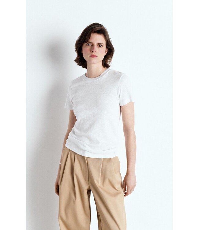 American Vintage Sonoma T-shirt Col Rond White