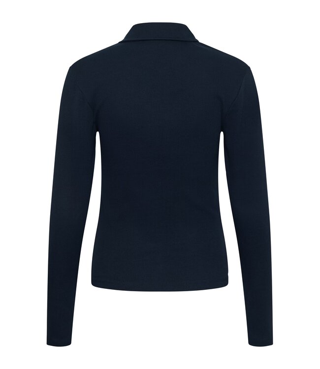 Gestuz Drew LS Polo Top Sky Captain