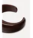 Les Soeurs Resin Bangle Burgundy Round Open