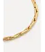 Les Soeurs Mara Linked Snake Bracelet Gold