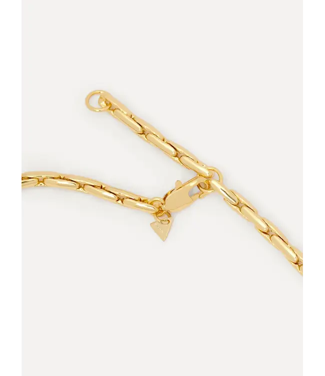 Les Soeurs Mara Linked Snake Bracelet Gold