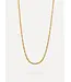 Les Soeurs Rana Linked Snak Necklace Gold