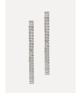 Les Soeurs Mica Earrings Silver