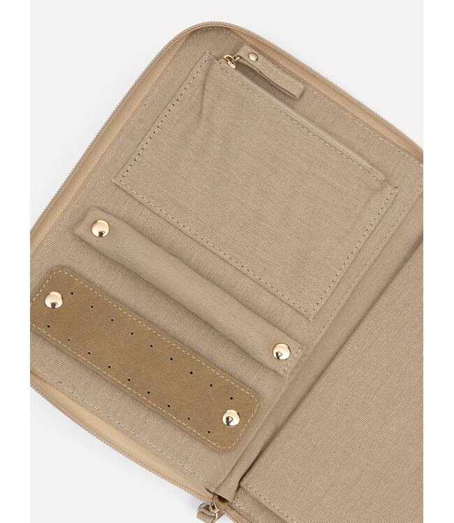 Les Soeurs Mae Jewellery Case Beige