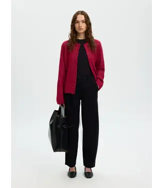 Selected Femme Lulu New Knit LS Cardigan Anemone Melange