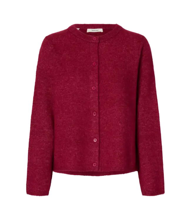 Selected Femme Lulu New Knit LS Cardigan Anemone Melange