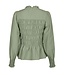 Neo Noir Possa Stripe Blouse Dusty Green