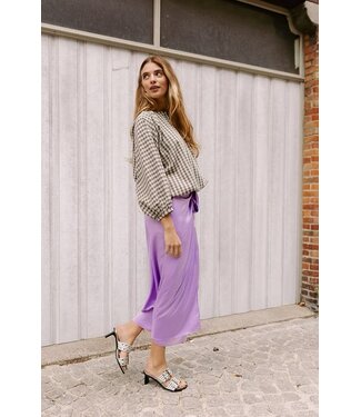 Monré Zoe Blouse Square Blue Grey