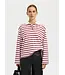 Selected Femme Wada Ls Stripe Collar Top