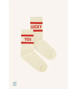 By Bar Lucky Oyster Socks Poppy Red