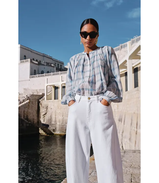 By Bar Nyka Check Blouse