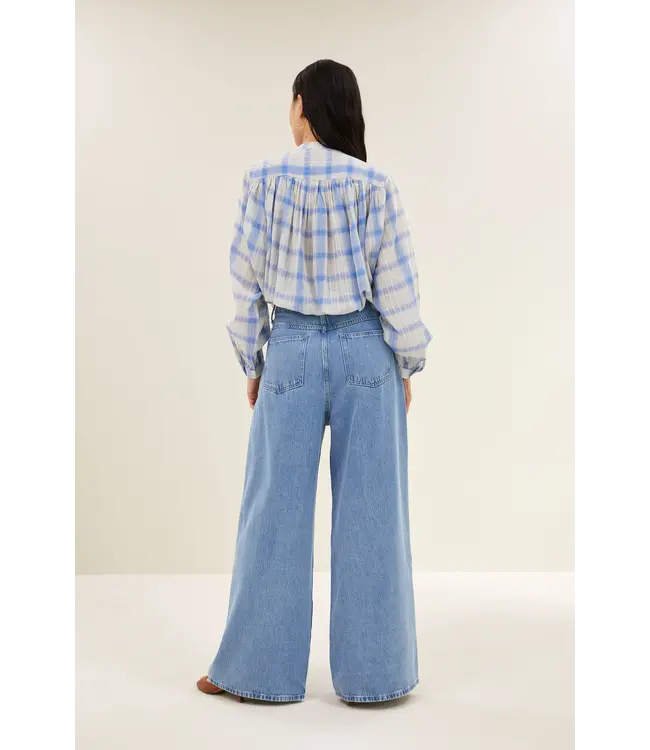 By Bar Nyka Check Blouse