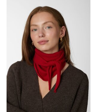 Neo Noir Misty Knit Scarf Red