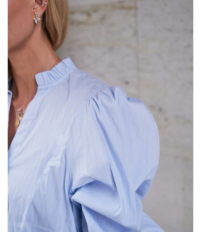 Neo Noir Barba Striped Blouse