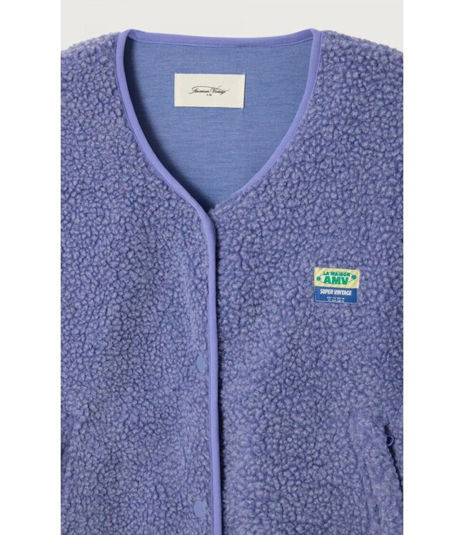 American Vintage Hoktown Jacket Sleeveless Provence Chine