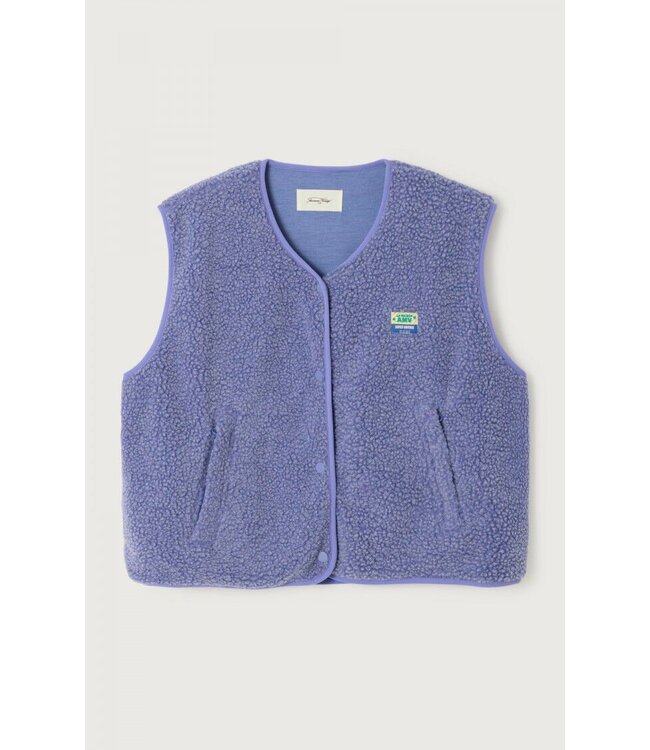 American Vintage Hoktown Jacket Sleeveless Provence Chine