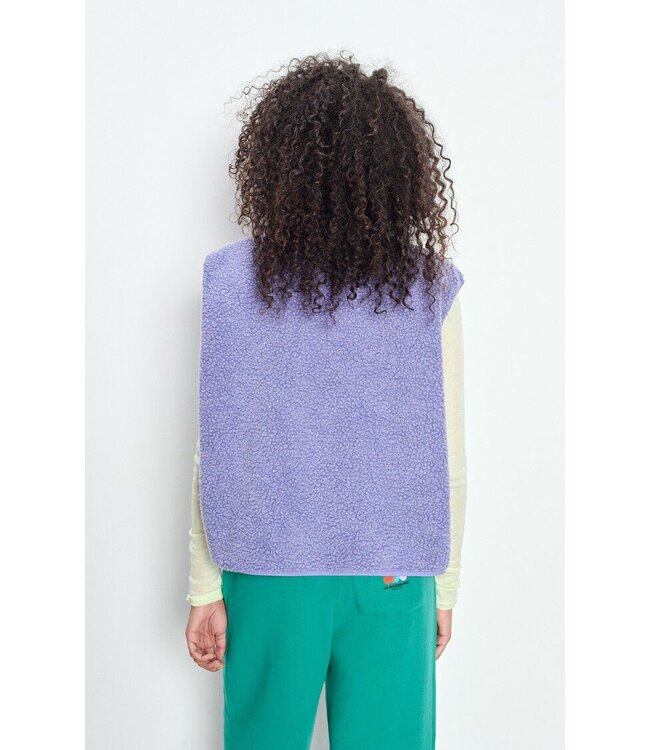 American Vintage Hoktown Jacket Sleeveless Provence Chine