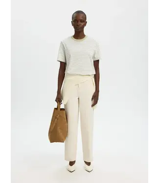 Selected Femme Essential Striped Boxy Tee Lint