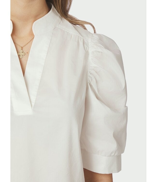 Neo Noir Roella Poplin Blouse White