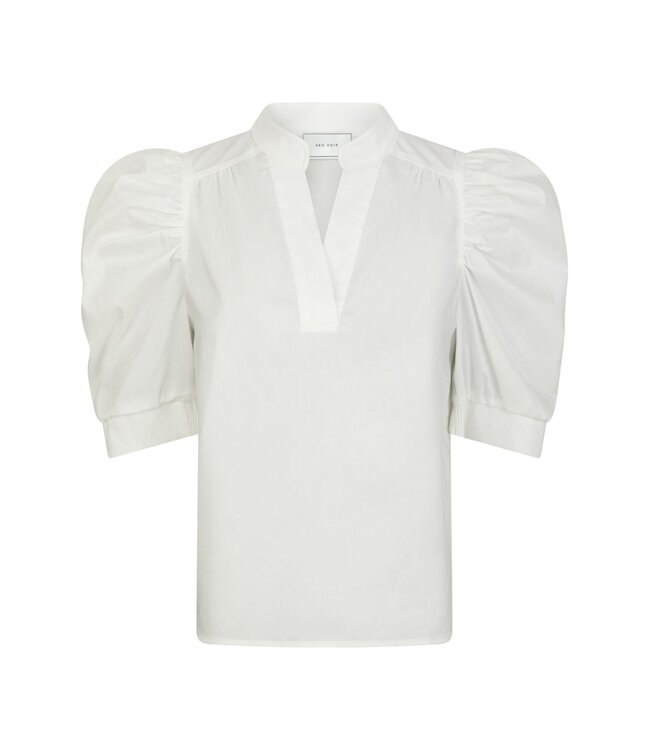 Neo Noir Roella Poplin Blouse White