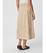 Neo Noir Yara Poplin Skirt Dark Sand