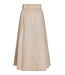Neo Noir Yara Poplin Skirt Dark Sand
