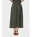 Neo Noir Yara Poplin Skirt Army